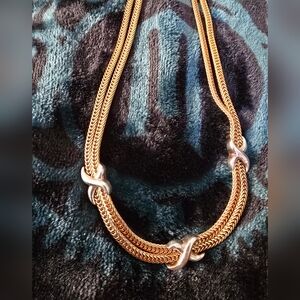 vintage Double Strand X Avon necklace
